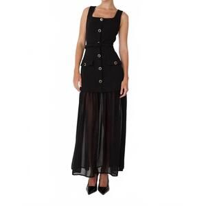NEW JS71 annette maxi dress in black